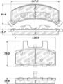 Picture of StopTech Street Touring 88-91 GMC-Chevy C1200-C2500-K1500-K2500 Front Brake Pads