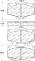 Picture of StopTech Street Touring 95-09 Toyota 4Runner-Tacoma-Hilux Front Brake Pads
