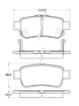 Picture of StopTech Street Touring 06-13 Honda Odyssey Rear Brake Pads