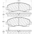 Picture of StopTech Street Touring 06-13 Honda Ridgeline - Acura TL Front Brake Pads