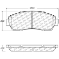 Picture of StopTech Street Touring 11-15 Honda Crosstour-Odyssey Front Brake Pads