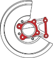 Picture of SPC Performance -5 deg- Ford Camber Shim