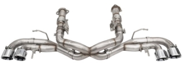 Picture of Corsa 20-25 Corvette C8 3in Xtreme Cat-Back Exhaust 4-5in Pol Quad Tips - Integrates stock AFM Valve