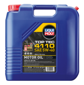 Picture of LIQUI MOLY 20L Top Tec 4110 Motor Oil SAE 5W40