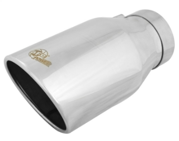 Picture of aFe Diesel Exhaust Tip Bolt On Polished 4in Inlet x 6in Outlet x 12in Length