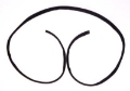 Picture of Omix Windshield Frame Seal 41-49 Ford and Willys Models