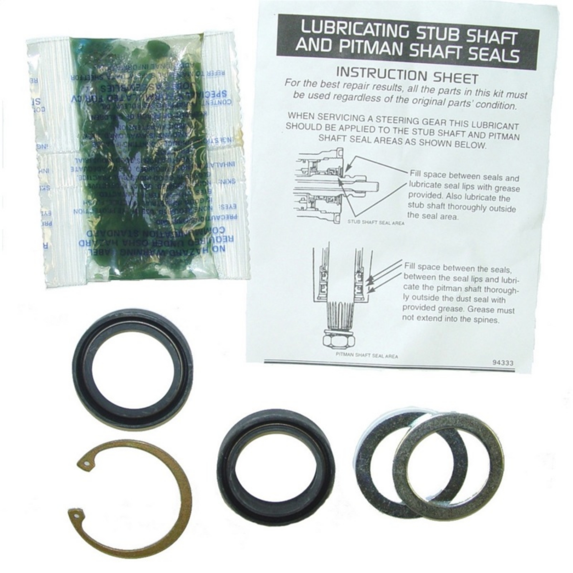 Picture of Omix Lower Pwr Steering Seal Kit 87-98 GrandCherokee & Wr