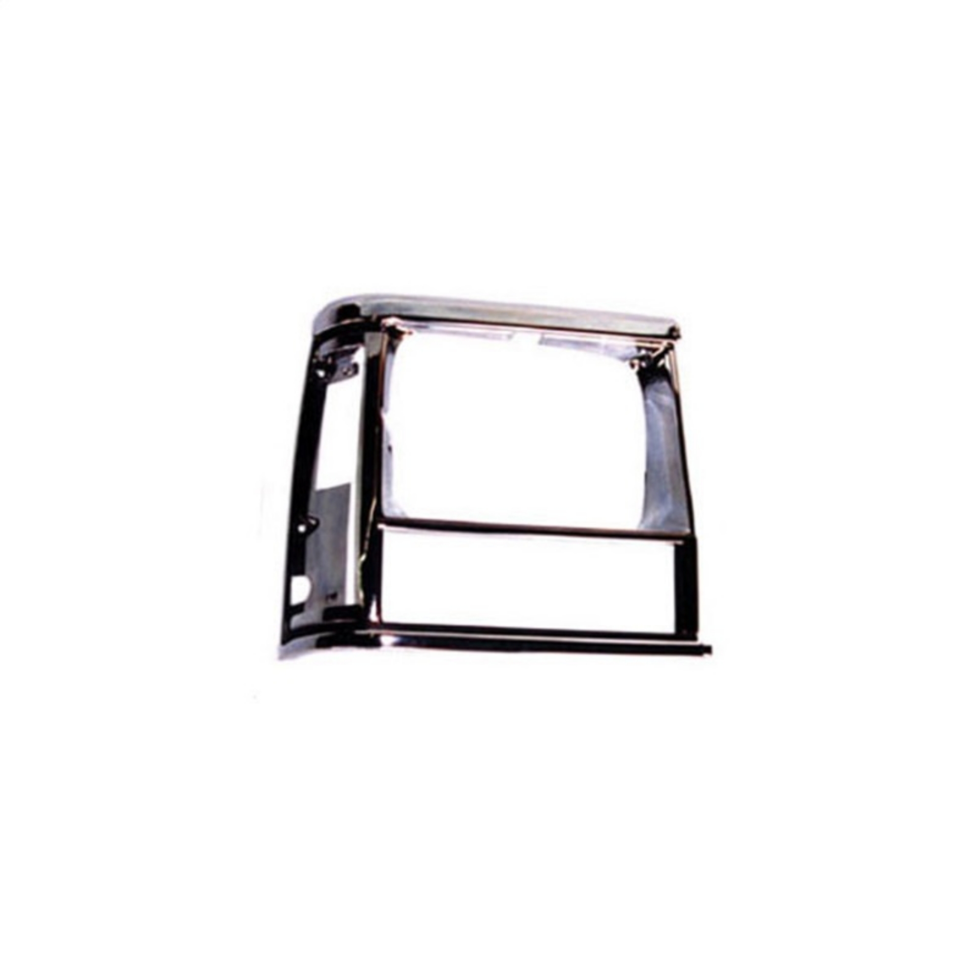 Picture of Omix RH Chrome Blk Headlight Bezel 84-01 Cherokee XJ