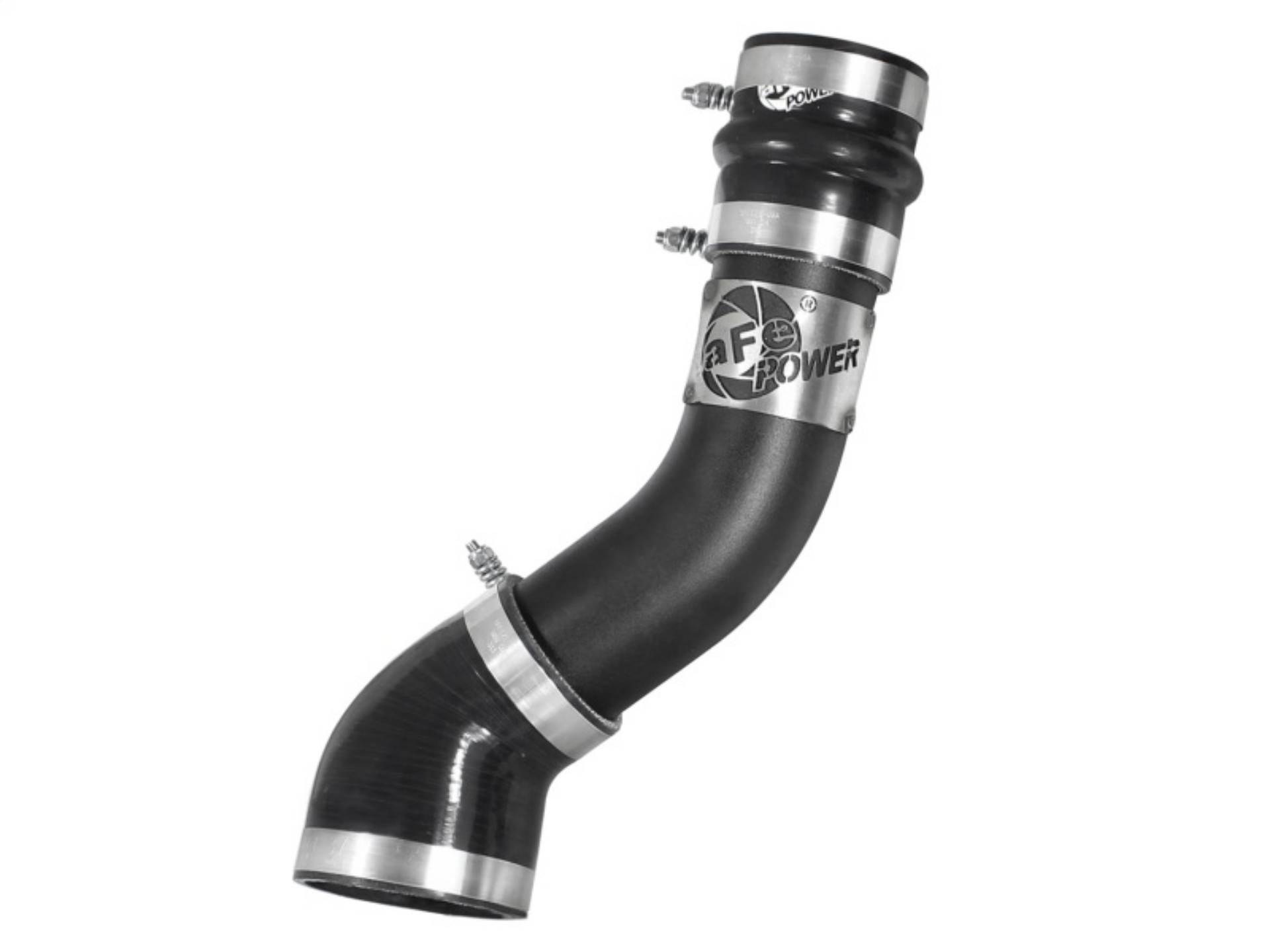 Picture of aFe Bladerunner 3 inch Black Intercooler Hot Side Tube Dodge Diesel Trucks 94-02 L6-5-9L