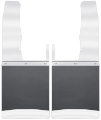 Picture of Husky Liners 09-16 Dodge Ram 1500-2500-3500 12in W SS Top Kick Back Front Mud Flaps