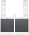Picture of Husky Liners 09-16 Dodge Ram 1500-2500-3500 12in W SS Top Kick Back Front Mud Flaps