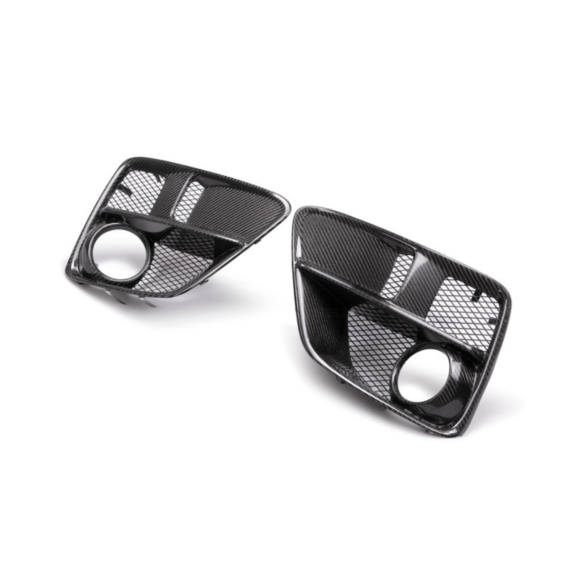 Picture of Seibon 15-17 Subaru Impreza WRX-STi Carbon Fiber Fog Light Surrounds pair