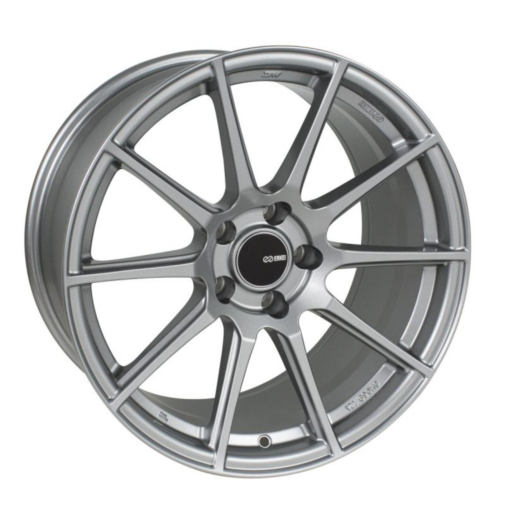 Picture of Enkei TS10 18x9-5 35mm Offset 5x114-3 Bolt Pattern 72-6mm Bore Dia Grey Wheel