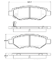 Picture of StopTech Performance Rear Brake Pads 08-13 Chevy Camaro