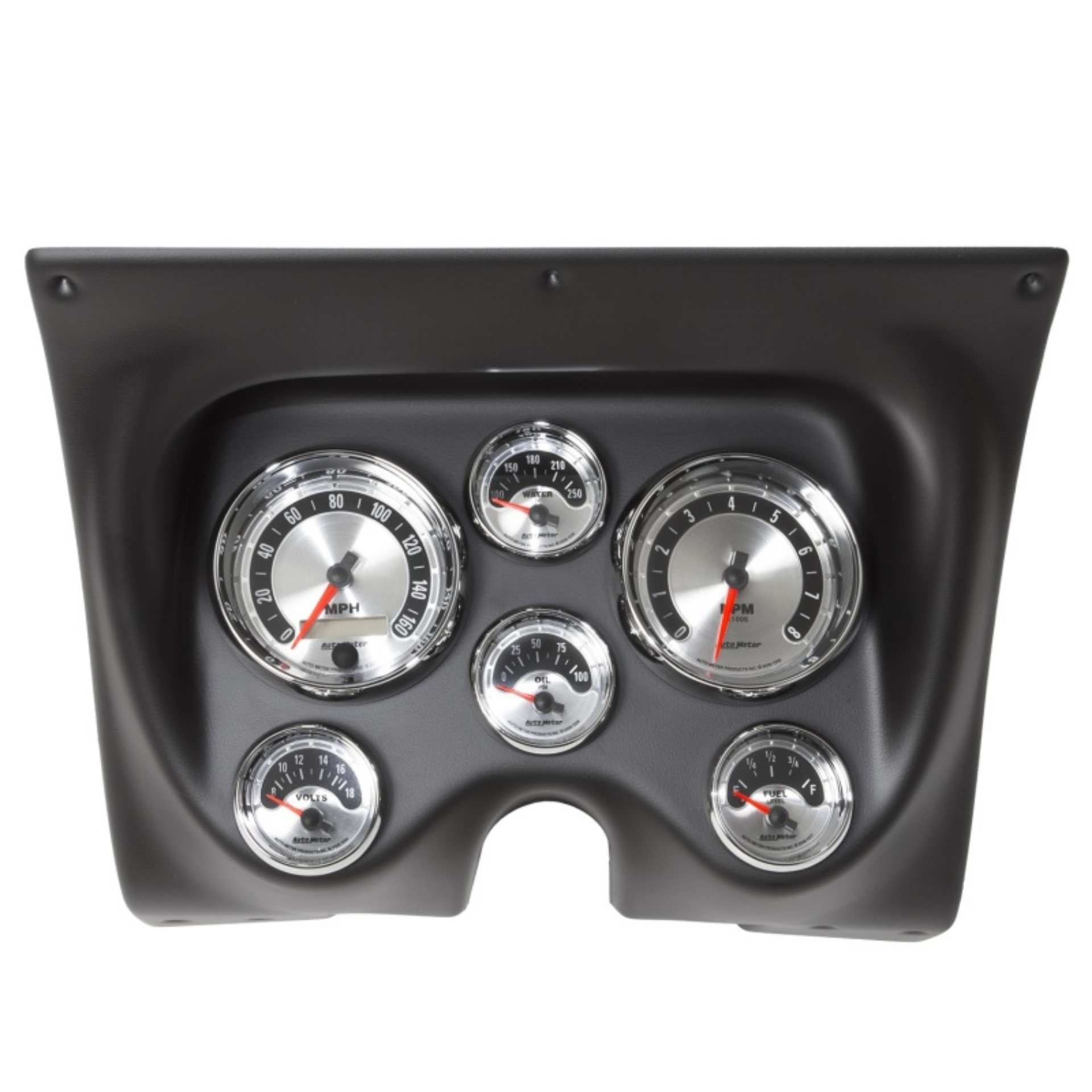 Picture of Autometer American Muscle Gauge Kit 6 Pc Camaro-Firebird 67-68 Tach-Mph-Fuel-Oilp-Wtmp-Volt