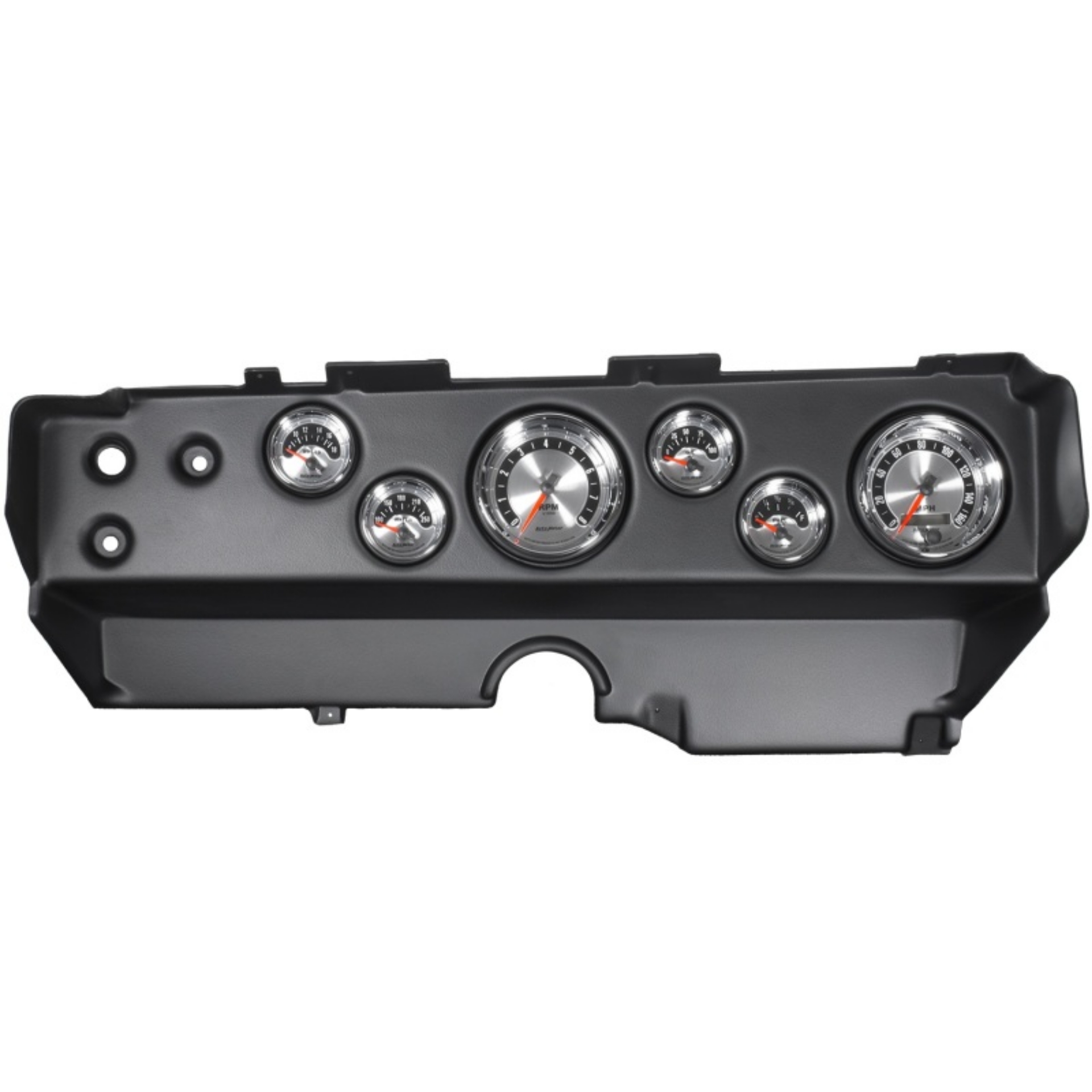 Picture of Autometer American Muscle Gauge Kit 6 Pc Ebody-Cuda-Challenger 70-74 Tach-Mph-Fuel-Oilp-Wtmp-Volt