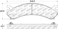Picture of StopTech Performance 99-09 Chevy Silverado-GMC Sierra 3500 Front Brake Pads