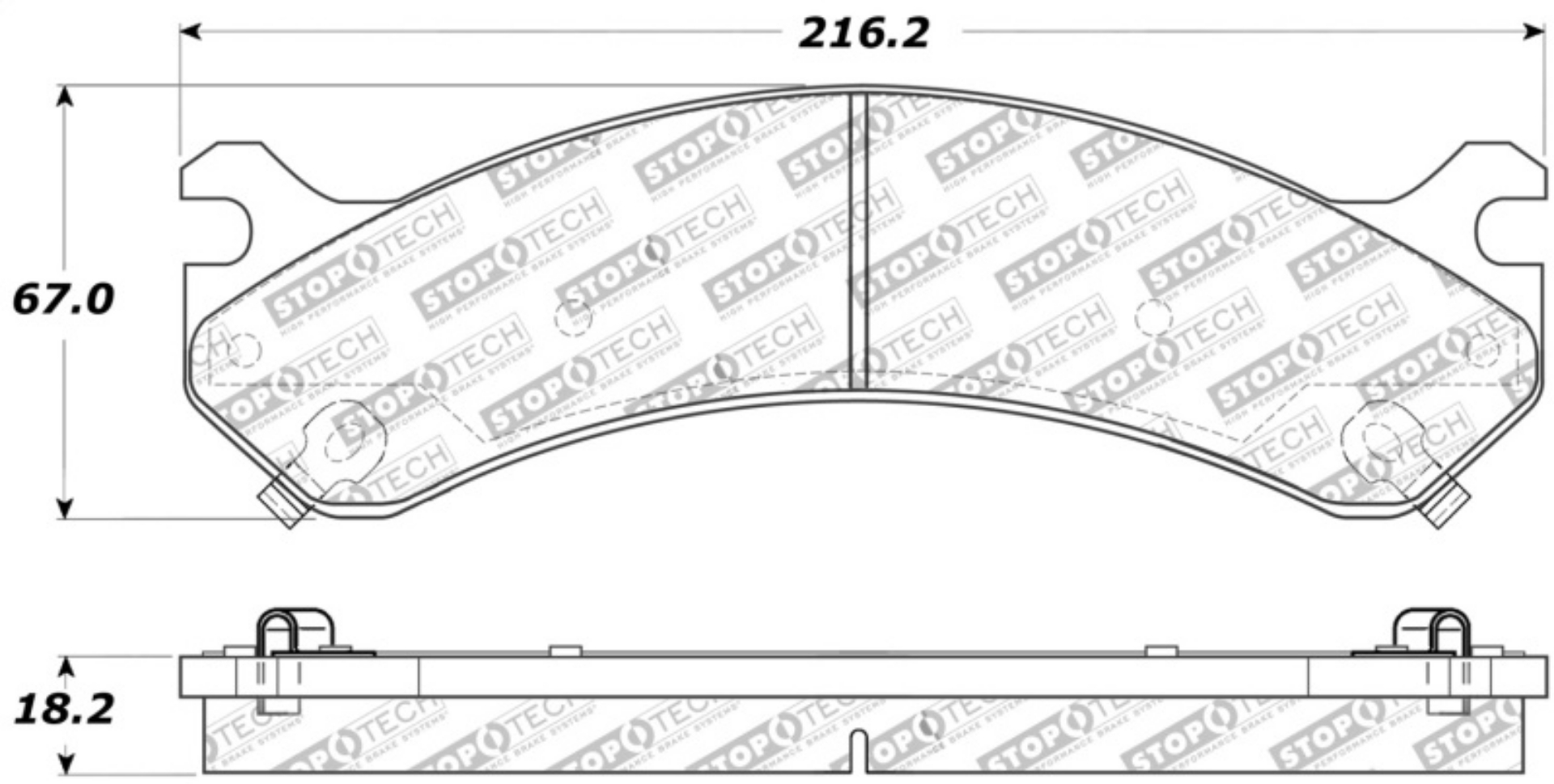 Picture of StopTech Performance 99-09 Chevy Silverado-GMC Sierra 3500 Front Brake Pads