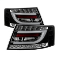 Picture of Spyder Audi A6 05-08 4Dr Sedan Only Version 2 Light Bar LED Tail Lights Blk ALT-YD-AA605V2-LBLED-BK
