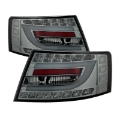 Picture of Spyder Audi A6 05-08 4Dr Sedan Only Light Bar LED Tail Lights Smke ALT-YD-AA605V2-LBLED-SM
