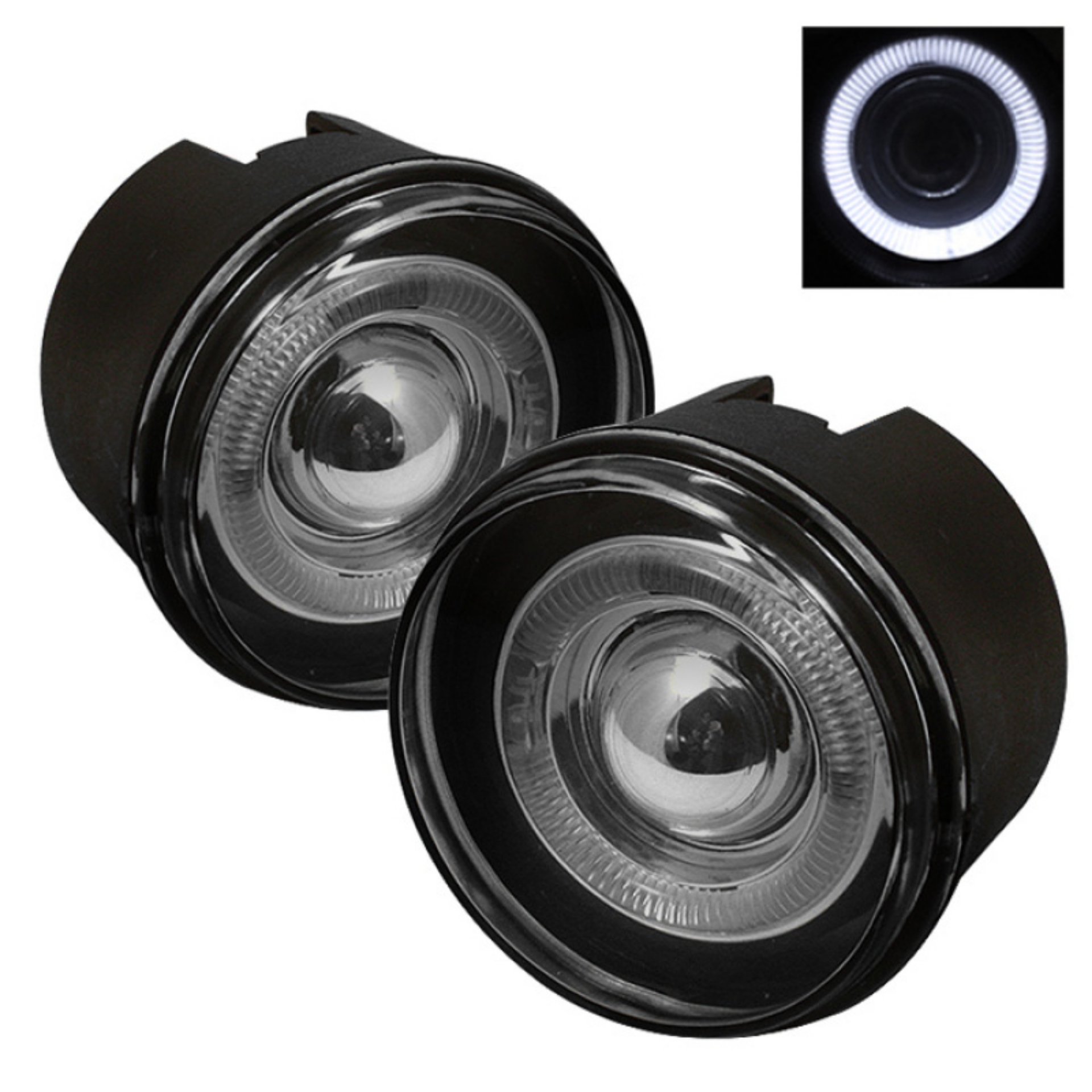 Picture of Spyder Jeep Grand Cherokee 05-09 Halo Projector Fog Lights w-swch w-swch Smke FL-P-JGC05-HL-SM