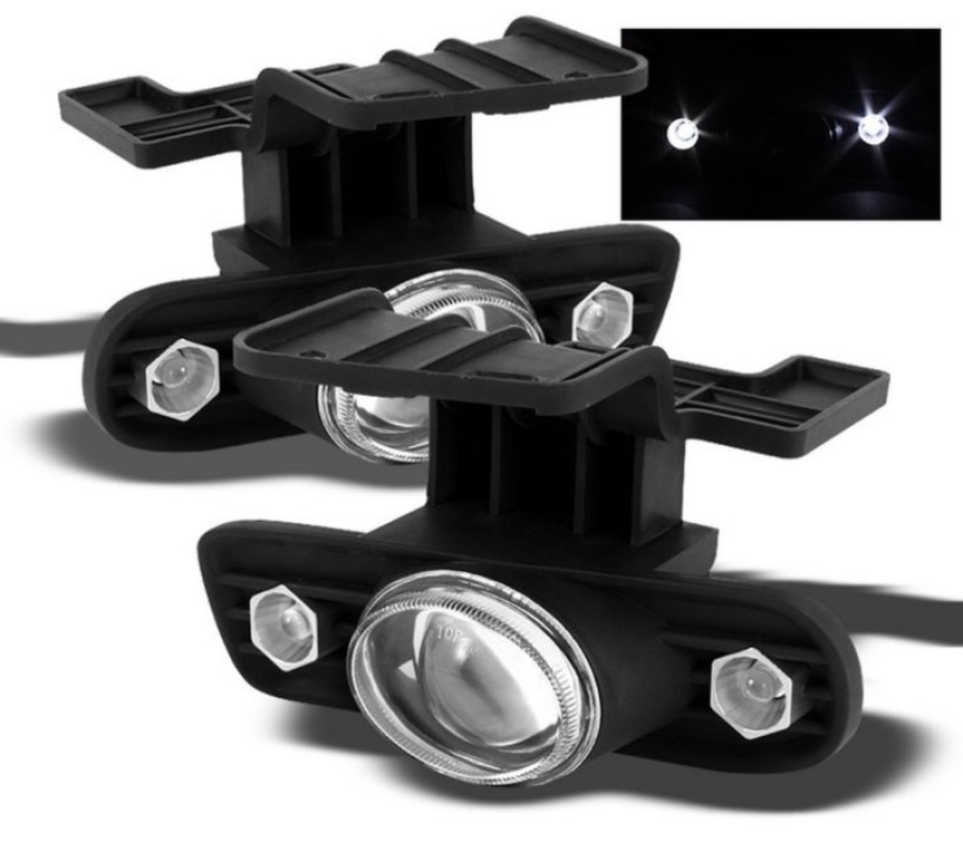 Picture of Spyder Chevy Silverado 99-02- Suburban 00-06 Halo Projector Fog Lights w-swch Clear FL-P-CS99-HL