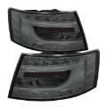 Picture of Spyder Audi A6 05-08 4Dr Sedan Light Bar LED Tail Lights Smke ALT-YD-AA605-LBLED-SM