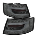 Picture of Spyder Audi A6 05-08 4Dr Sedan Light Bar LED Tail Lights Smke ALT-YD-AA605-LBLED-SM