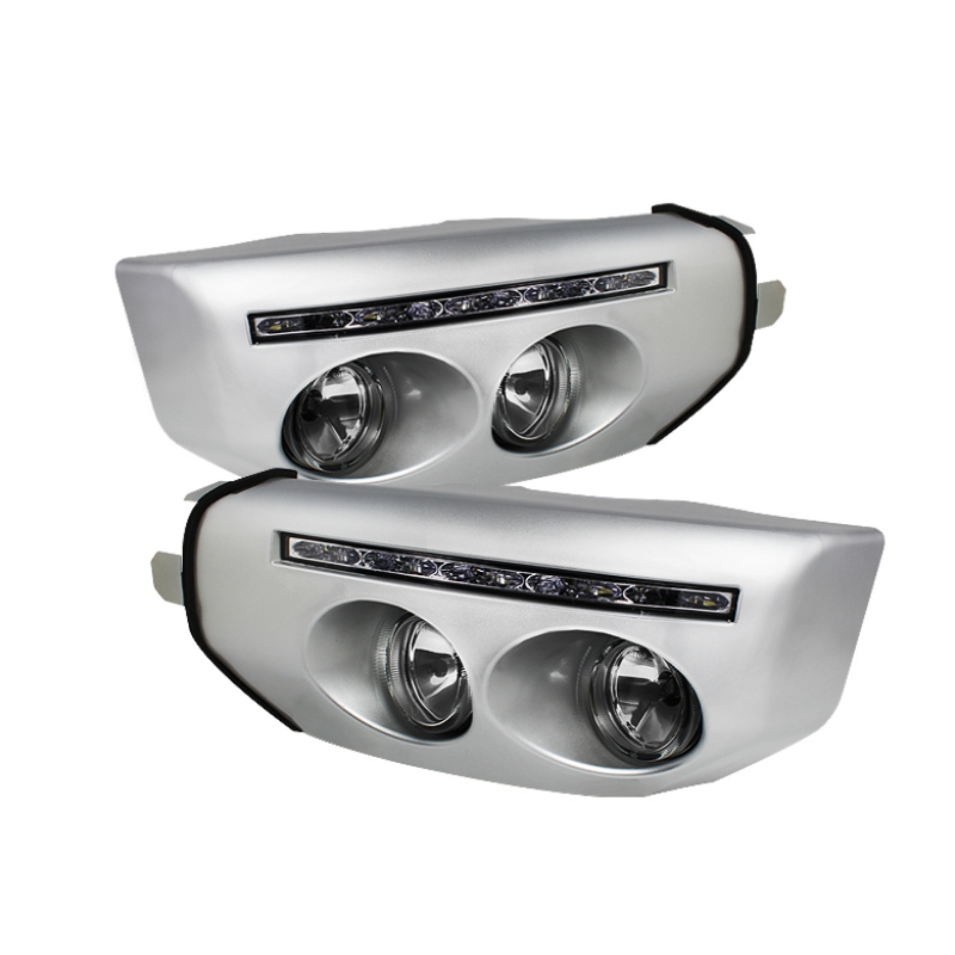 Picture of Spyder Toyota FJ Cruiser 07-14 Fog Lights W LED Daytime Running Lights w-swch- Clear FL-DRL-TFJ07-C