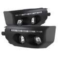 Picture of Spyder Toyota FJ Cruiser 07-14 Fog Lights With LED Daytime Running Lights w-swch Blk FL-DRL-TFJ07-BK