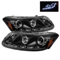 Picture of Spyder 08-12 Honda Accord No Crosstour 4Dr Proj Headlights- LED Halo DRL Blk PRO-YD-HA08-4D-HL-BK