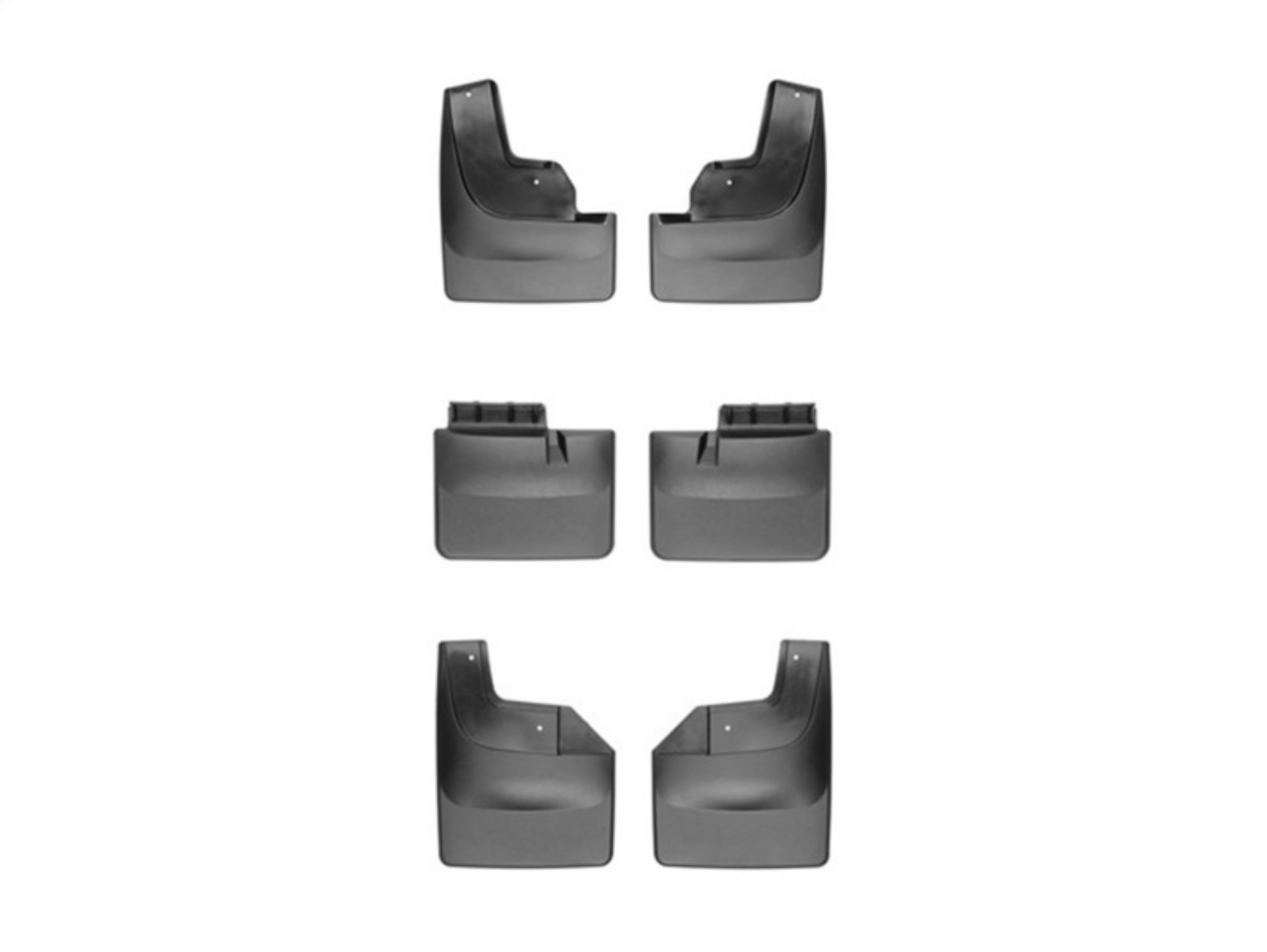 Picture of WeatherTech 17-20 Ford F-150 Raptor No Drill MudFlaps - Black
