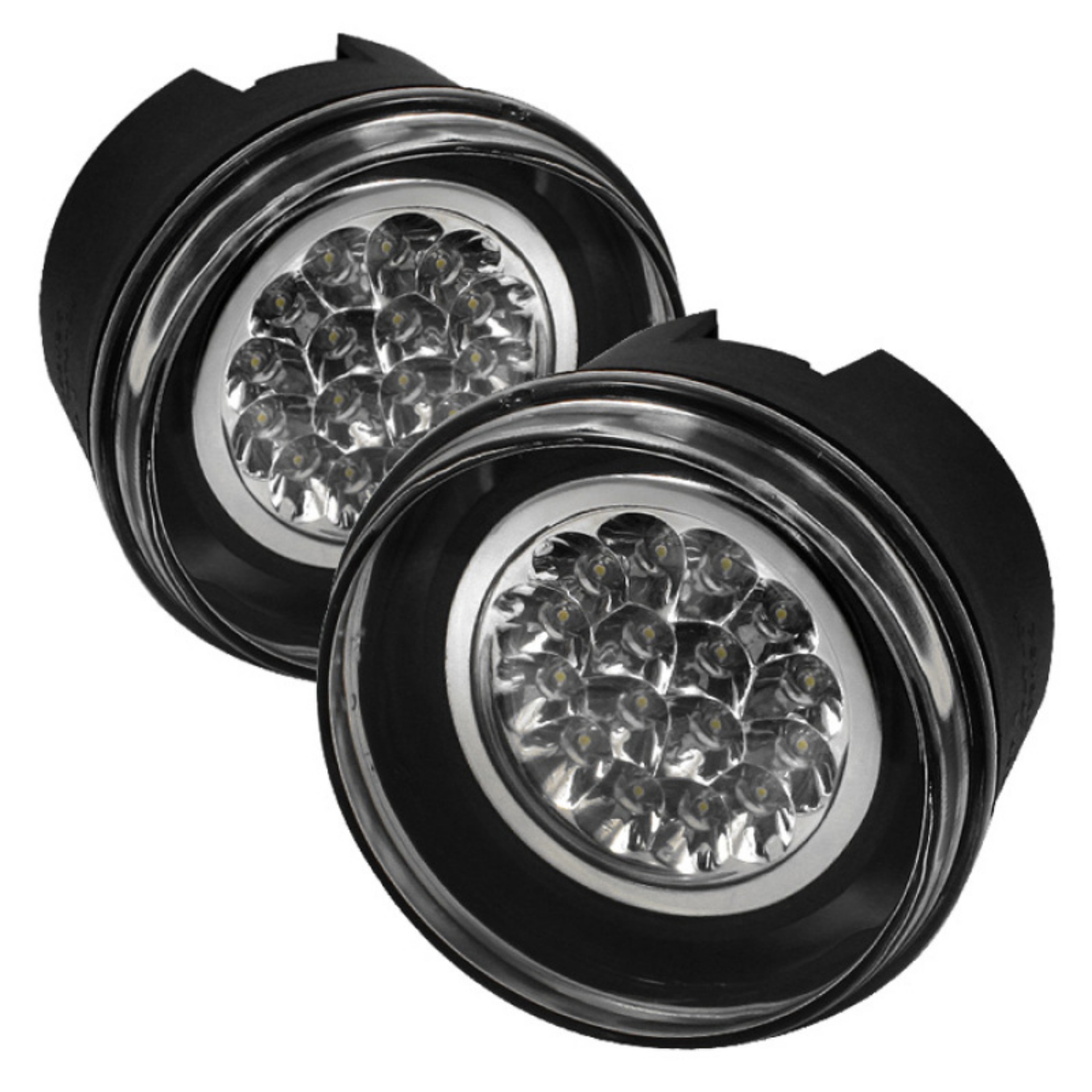 Picture of Spyder Jeep Grand Cherokee 05-09-Commander 06-08 LED Fog Lights w-Switch Clear FL-LED-JGC05-C