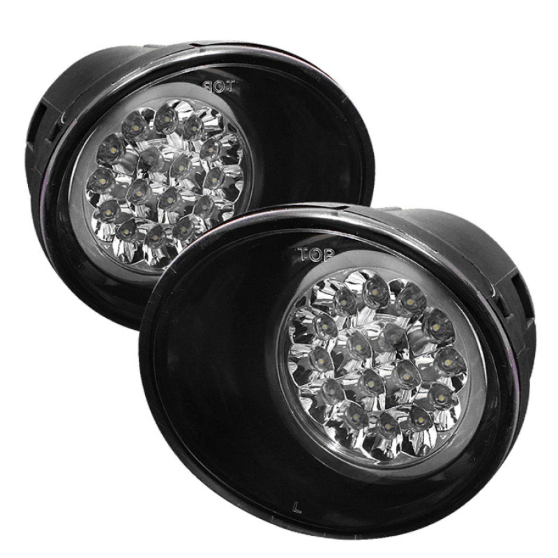 Picture of Spyder Nissan Titan 04-12-Nissan Armada 04-12 LED Fog Lights w-Switch Clear FL-LED-NT04-C