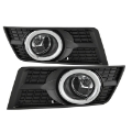 Picture of Spyder Cadillac SRX 2010-2015 OEM Style Fog Lights W-Universal Switch Clear FL-CASRX10-C