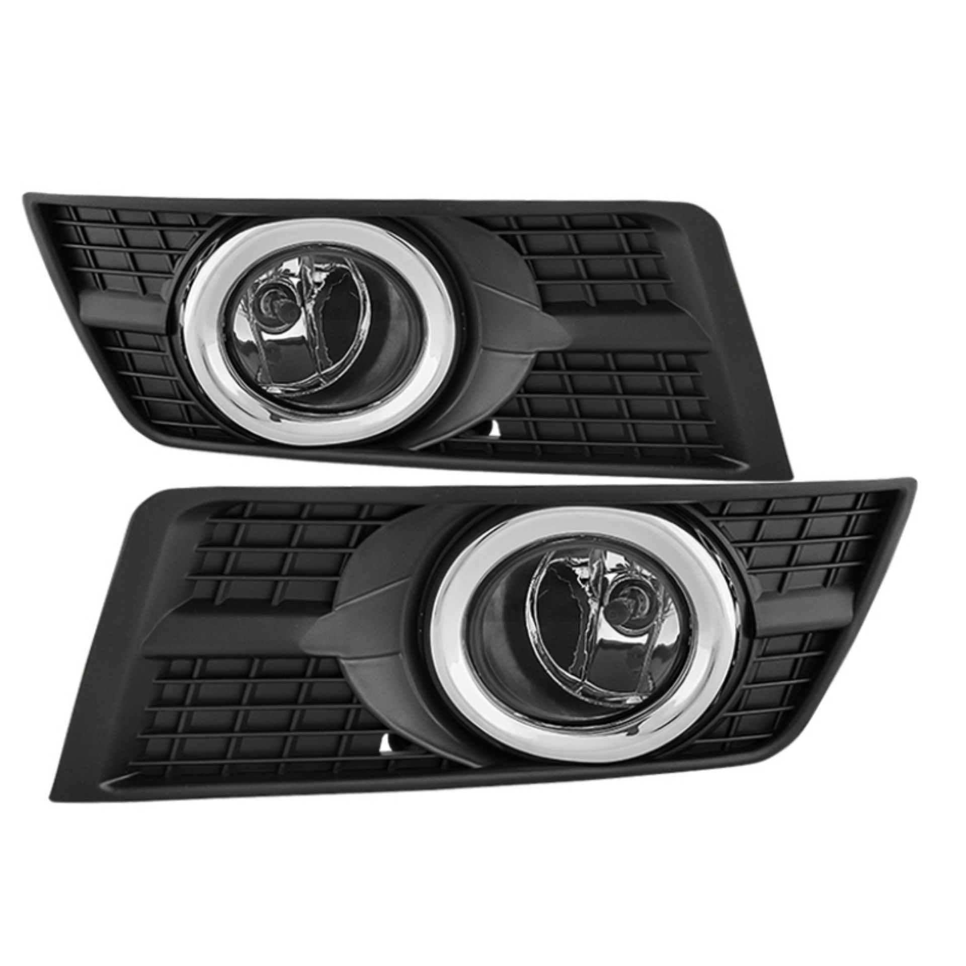 Picture of Spyder Cadillac SRX 2010-2015 OEM Style Fog Lights W-Universal Switch Clear FL-CASRX10-C