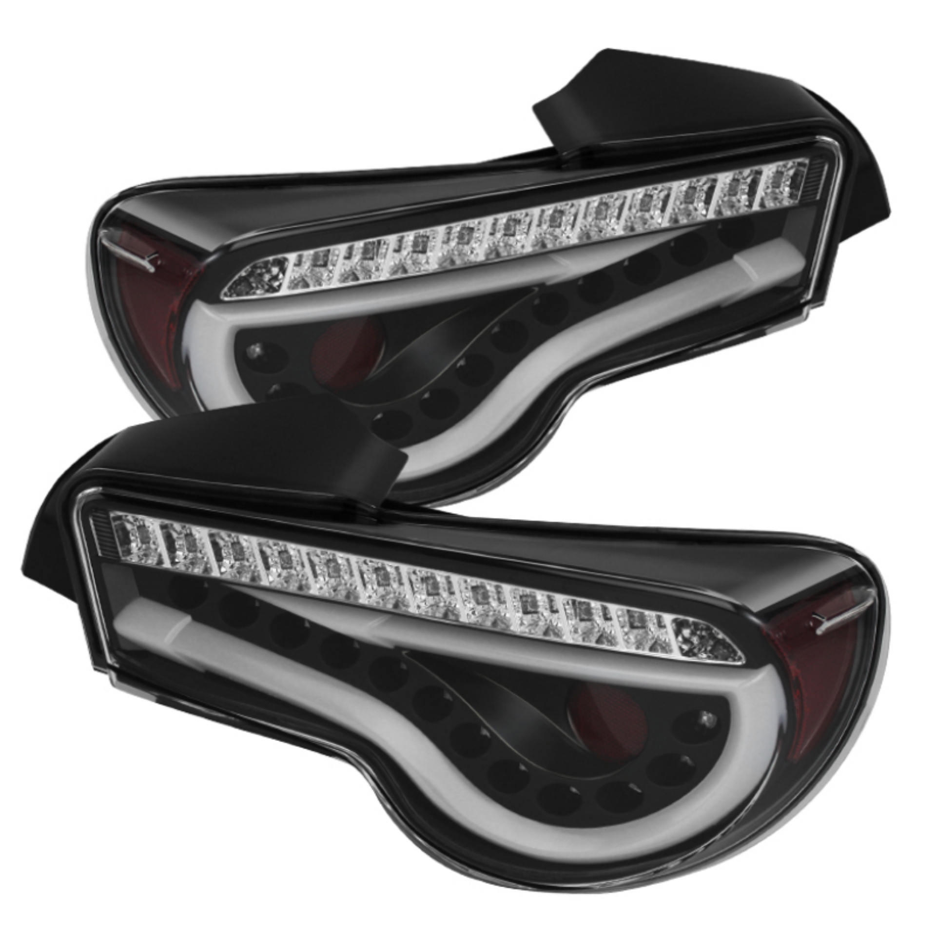Picture of Spyder Scion FRS 12-14-Subaru BRZ 12-14 Light Bar LED Tail Lights Black ALT-YD-SFRS12-LBLED-BK