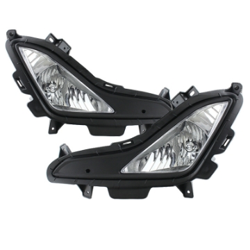 Picture of Spyder Hyundai Elantra 2014+ OEM Style Fog Lights W-Switch Clear FL-HYE2014-C
