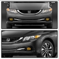 Picture of Spyder Honda Civic 2013-2014 4dr OEM Fog Light W-Switch Yellow FL-HC2013-4D-Y