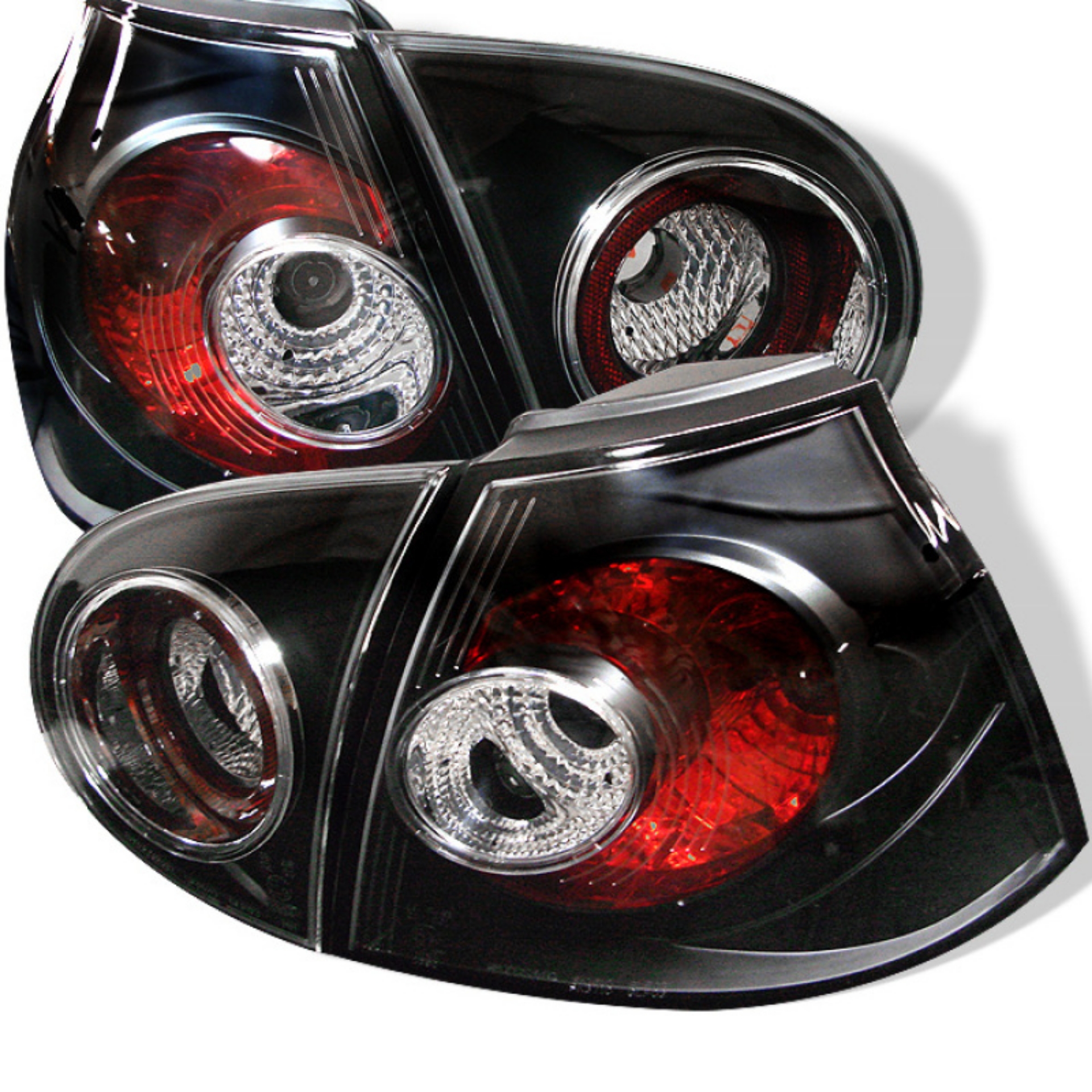 Picture of Spyder Volkswagen Golf V 06-09 Euro Style Tail Lights Black ALT-YD-VG03-BK