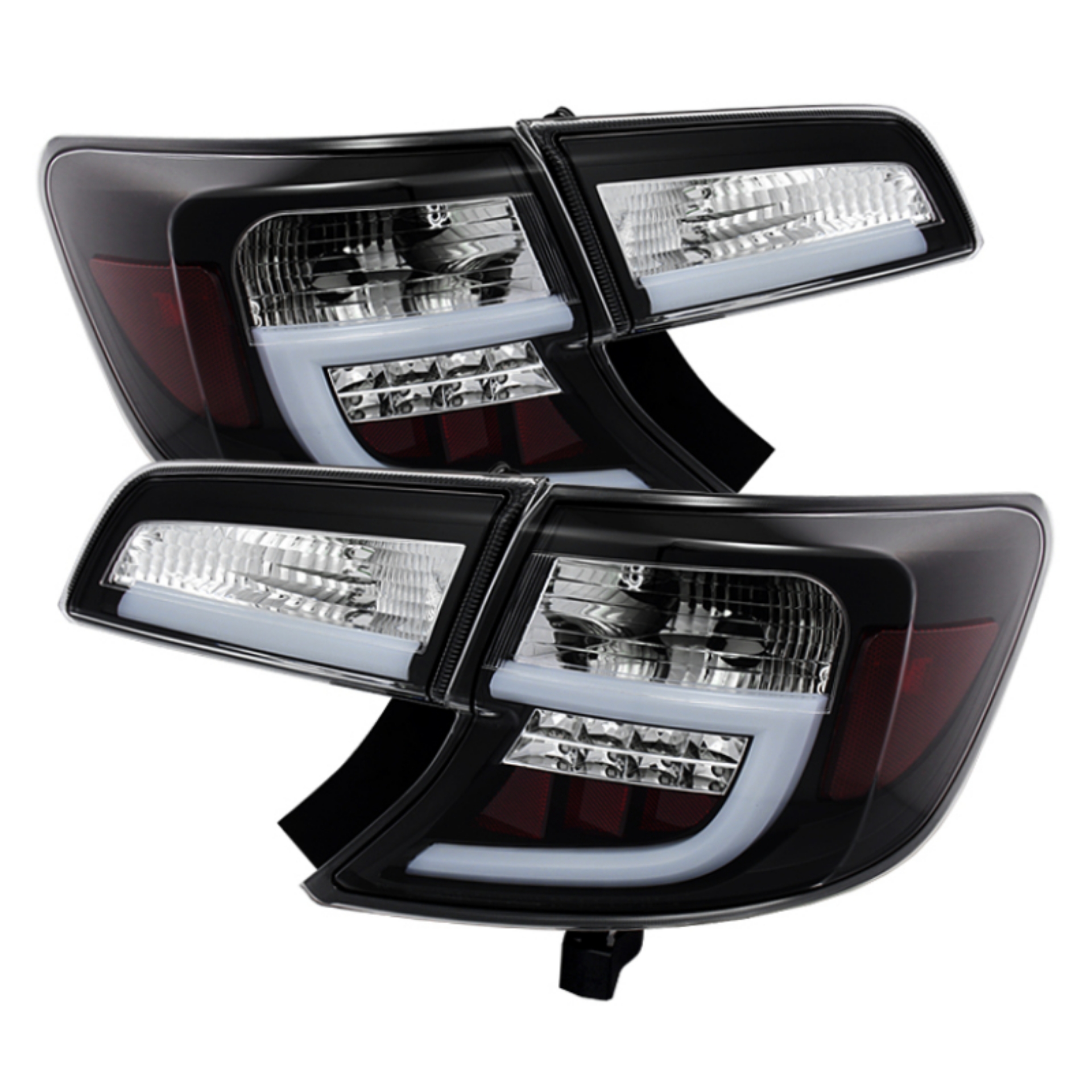 Picture of Spyder Toyota Camry 12-14 Light Bar LED Tail Lights Black ALT-YD-TC12-LBLED-BK