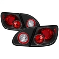 Picture of Spyder Toyota Corolla 03-08 Euro Style Tail Lights Black ALT-YD-TC03-BK
