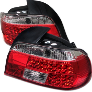 Picture of Spyder BMW E39 5-Series 97-00 LED Tail Lights Red Clear ALT-YD-BE3997-LED-RC