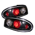 Picture of Spyder Nissan Altima 93-97 Euro Style Tail Lights Black ALT-YD-NA93-BK