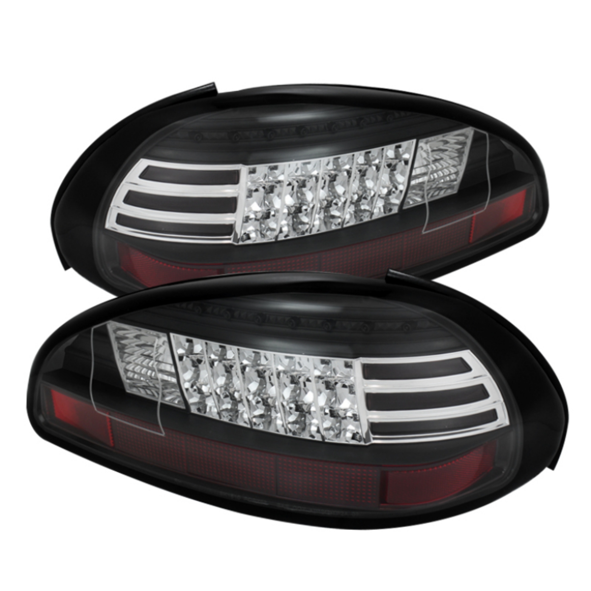 Picture of Spyder Pontiac Grand Prix 97-03 LED Tail Lights Black ALT-YD-PGP97-LED-BK