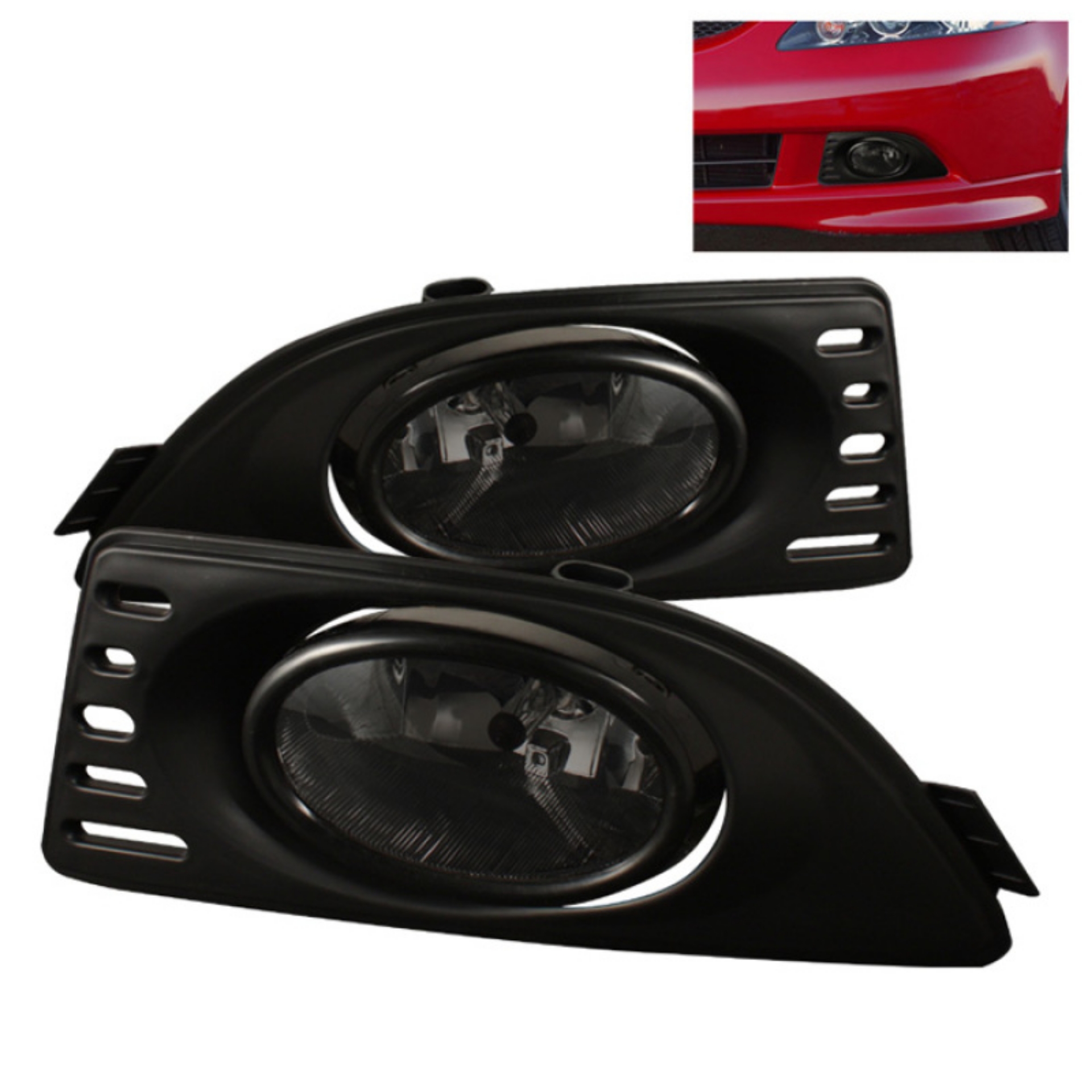 Picture of Spyder Acura RSX 05-07 OEM Fog Lights w-Switch Smoke FL-AR06-SM
