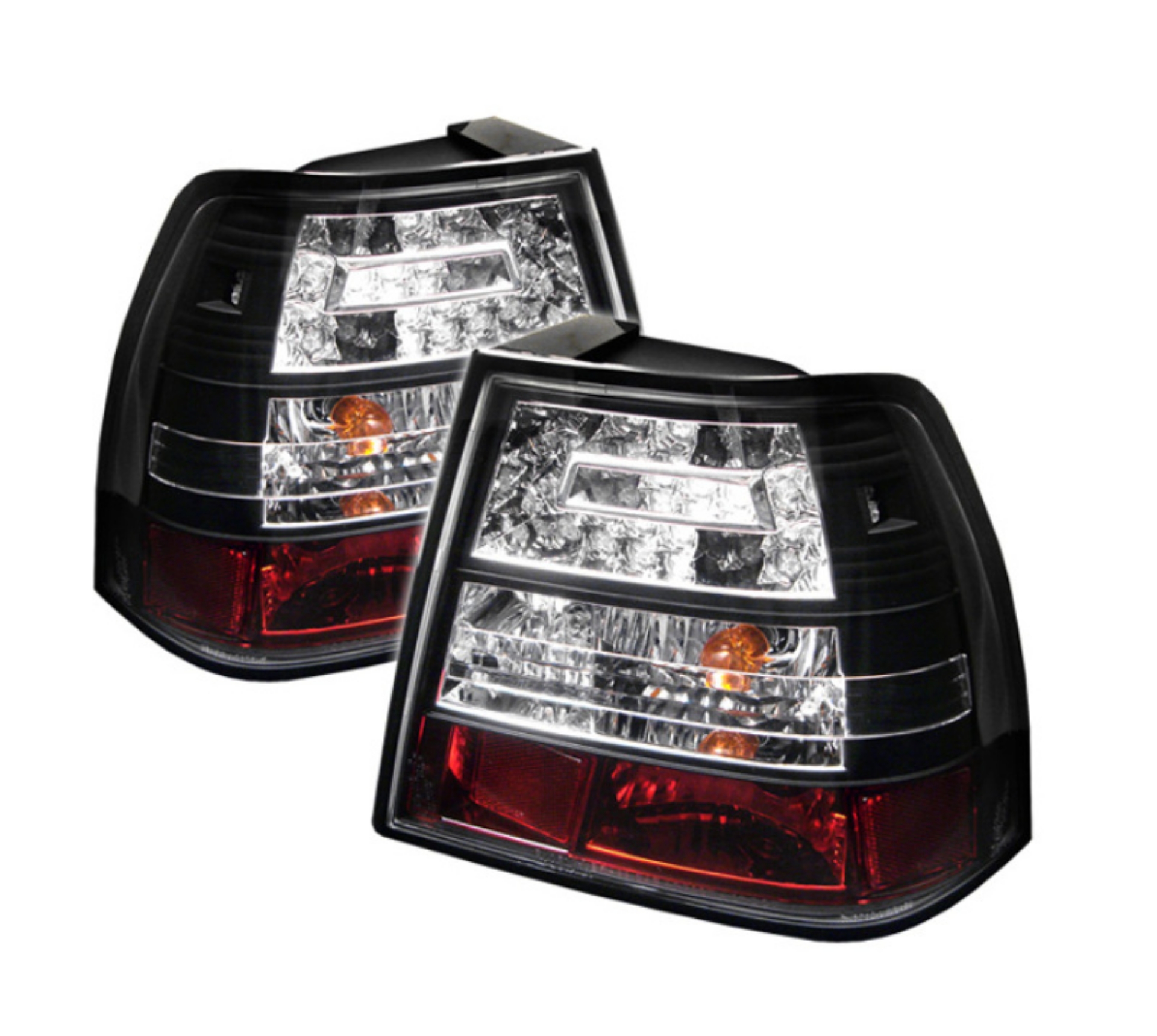 Picture of Spyder 99-04 Volkswagen Jetta Sedan Excl Wagon LED Tail Lights Black ALT-YD-VJ99-LED-BK