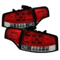 Picture of Spyder Audi A4 4Dr 06-08 LED Tail Lights Red Clear ALT-YD-AA406-G2-LED-RC