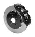 Picture of Wilwood 09-13 Nissan 370Z-G37 Aero6 Big Brake Front Brake Kit - Slotted Black