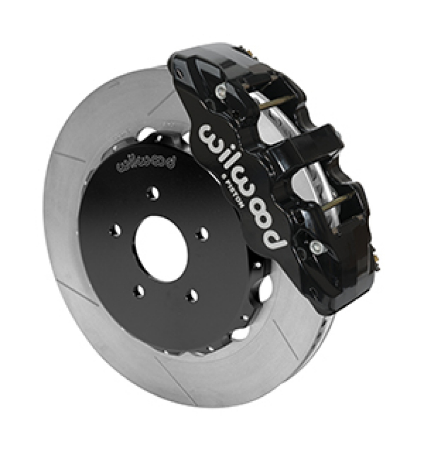 Picture of Wilwood 09-13 Nissan 370Z-G37 Aero6 Big Brake Front Brake Kit - Slotted Black